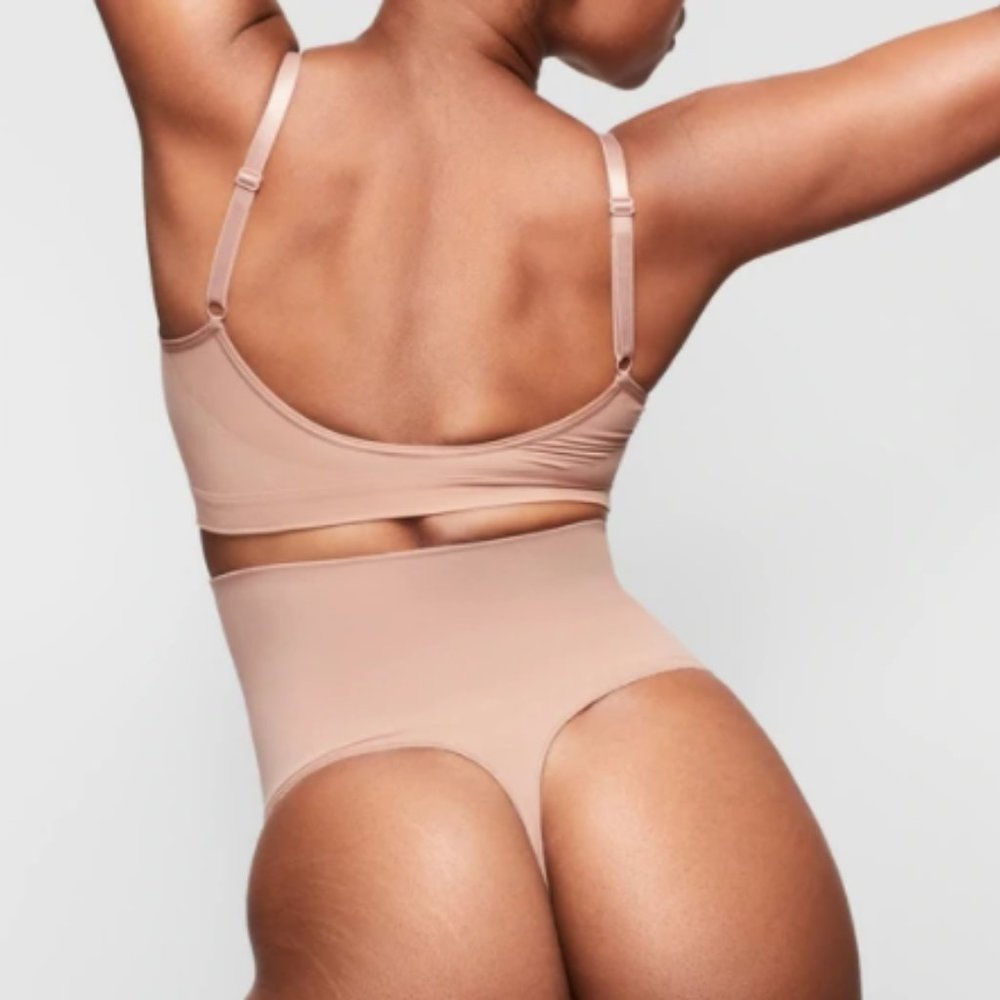SKIMS (NEW) Core Control Thong- Sienna Color